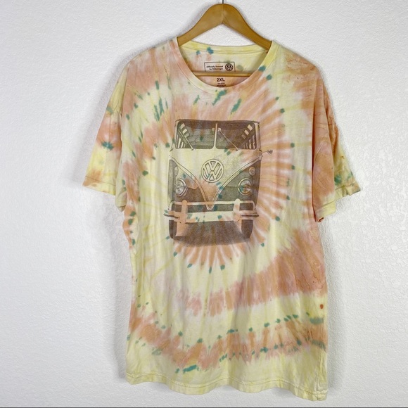 Volkswagen Tie Dye Short Sleeve Graphic Tee